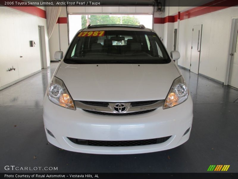 Arctic Frost Pearl / Taupe 2006 Toyota Sienna Limited