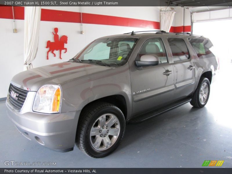 Steel Gray Metallic / Light Titanium 2007 GMC Yukon XL 1500 SLT