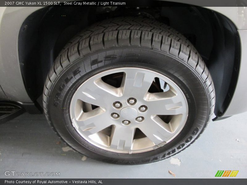 Steel Gray Metallic / Light Titanium 2007 GMC Yukon XL 1500 SLT