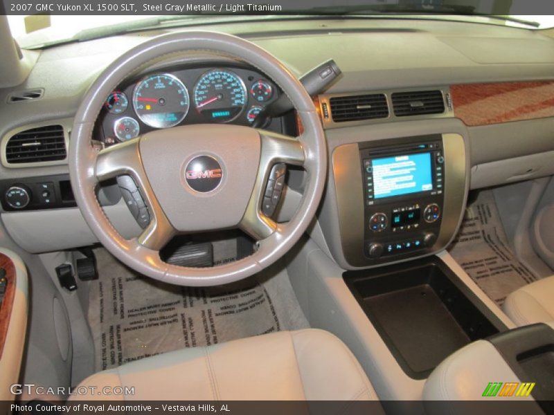 Steel Gray Metallic / Light Titanium 2007 GMC Yukon XL 1500 SLT