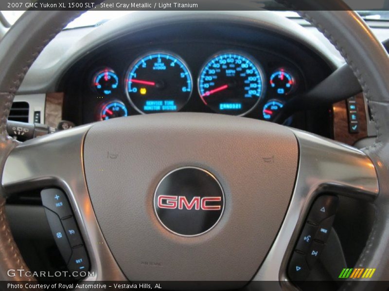 Steel Gray Metallic / Light Titanium 2007 GMC Yukon XL 1500 SLT
