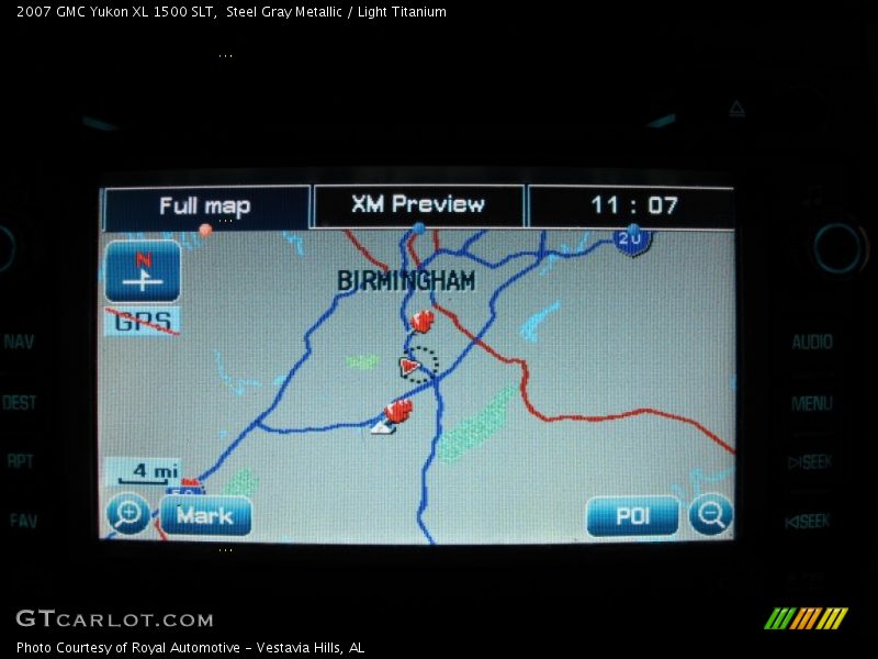 Navigation of 2007 Yukon XL 1500 SLT