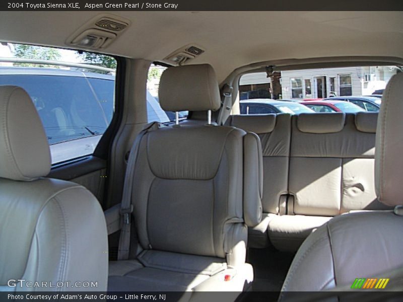 Aspen Green Pearl / Stone Gray 2004 Toyota Sienna XLE