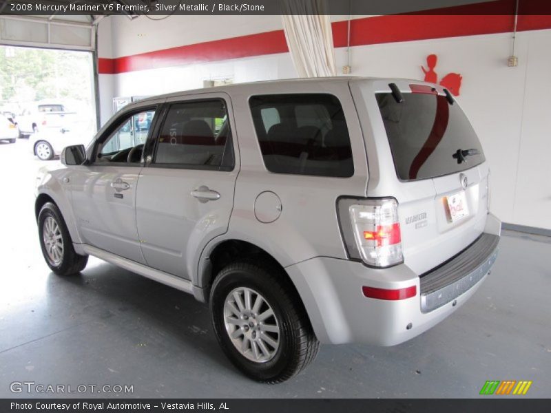 Silver Metallic / Black/Stone 2008 Mercury Mariner V6 Premier