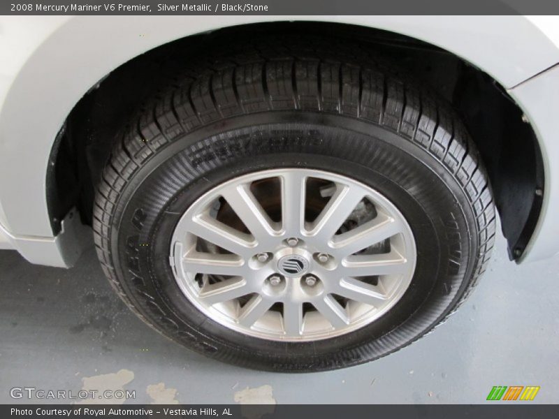 Silver Metallic / Black/Stone 2008 Mercury Mariner V6 Premier