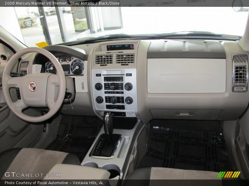 Silver Metallic / Black/Stone 2008 Mercury Mariner V6 Premier