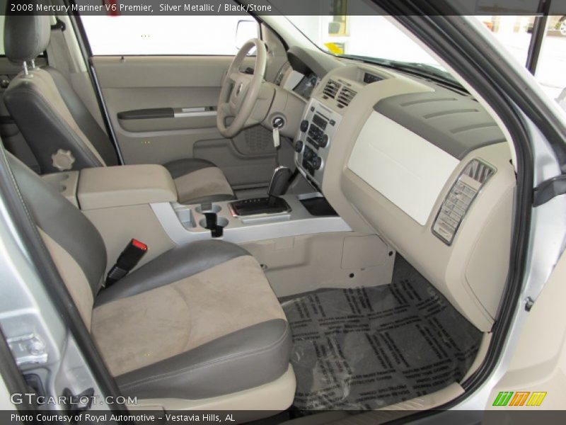 Silver Metallic / Black/Stone 2008 Mercury Mariner V6 Premier