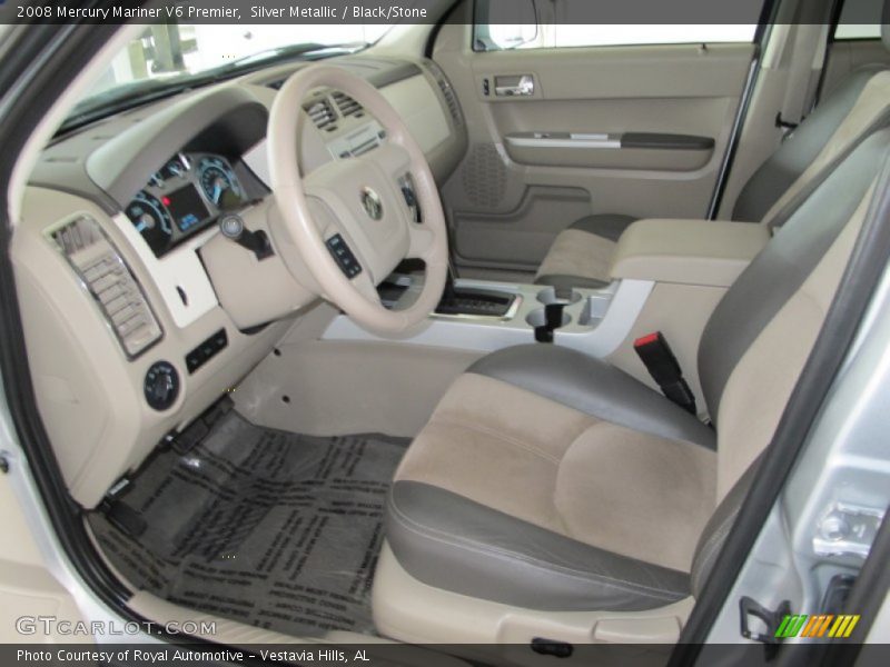 Silver Metallic / Black/Stone 2008 Mercury Mariner V6 Premier