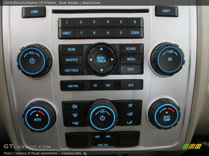 Silver Metallic / Black/Stone 2008 Mercury Mariner V6 Premier