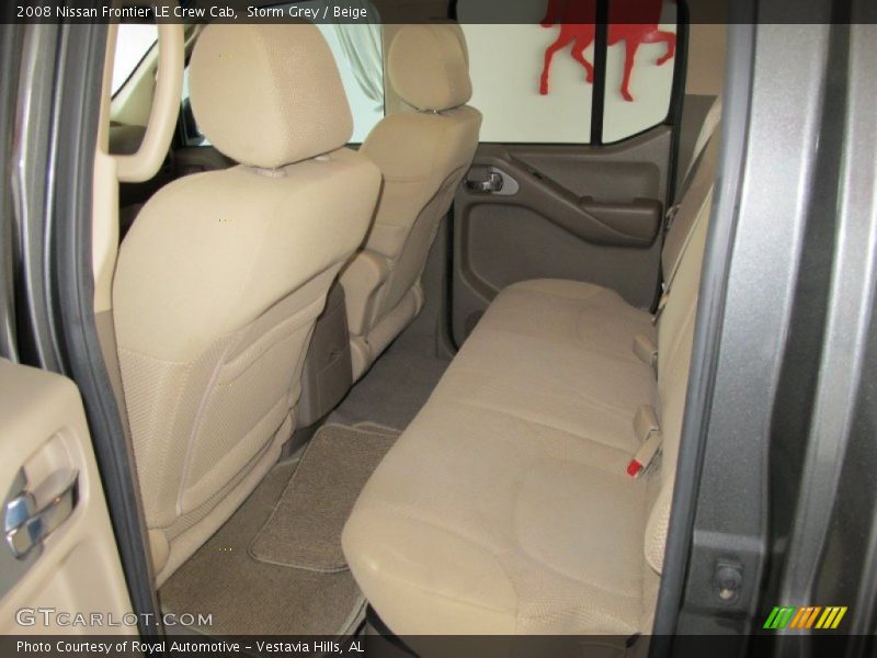 Storm Grey / Beige 2008 Nissan Frontier LE Crew Cab