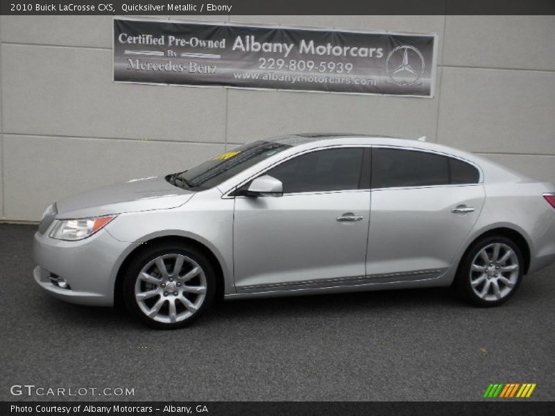 Quicksilver Metallic / Ebony 2010 Buick LaCrosse CXS