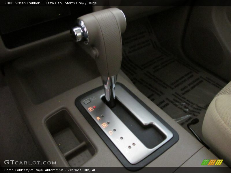 Storm Grey / Beige 2008 Nissan Frontier LE Crew Cab