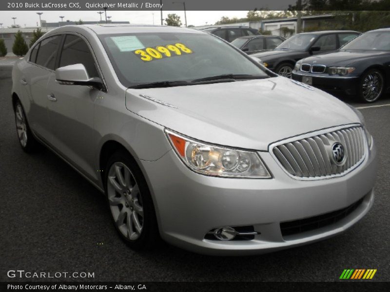 Quicksilver Metallic / Ebony 2010 Buick LaCrosse CXS