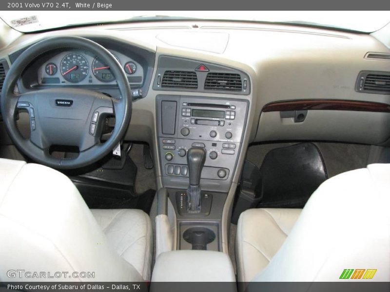 White / Beige 2001 Volvo V70 2.4T