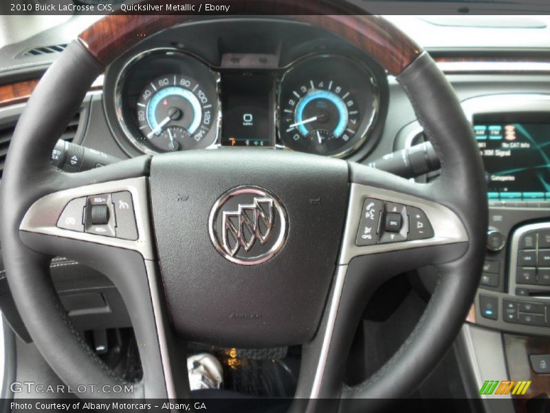 Quicksilver Metallic / Ebony 2010 Buick LaCrosse CXS