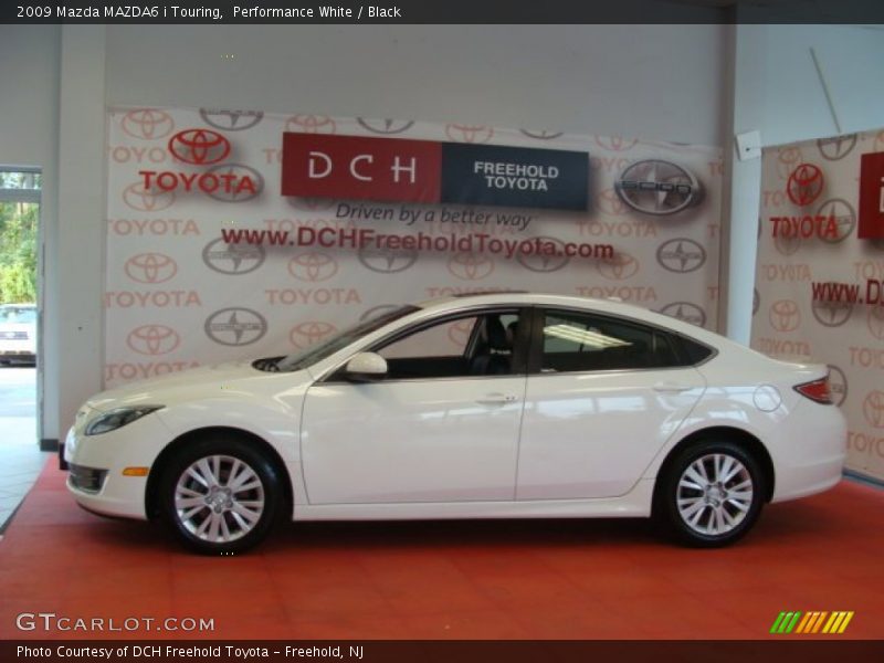 Performance White / Black 2009 Mazda MAZDA6 i Touring