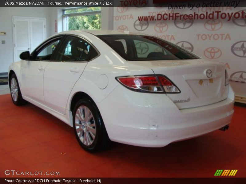 Performance White / Black 2009 Mazda MAZDA6 i Touring