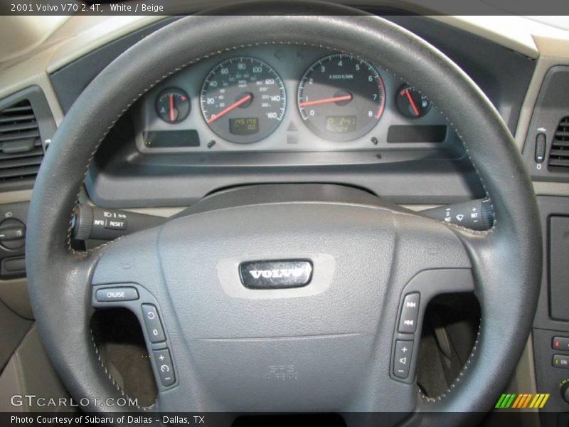 White / Beige 2001 Volvo V70 2.4T
