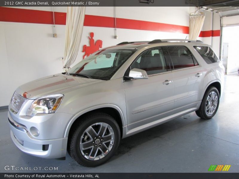 Quicksilver Metallic / Ebony 2012 GMC Acadia Denali