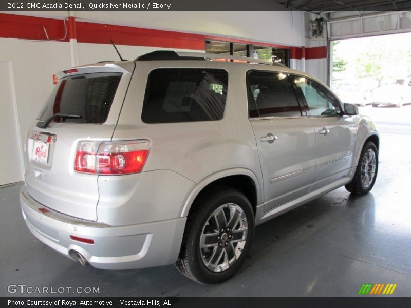 Quicksilver Metallic / Ebony 2012 GMC Acadia Denali