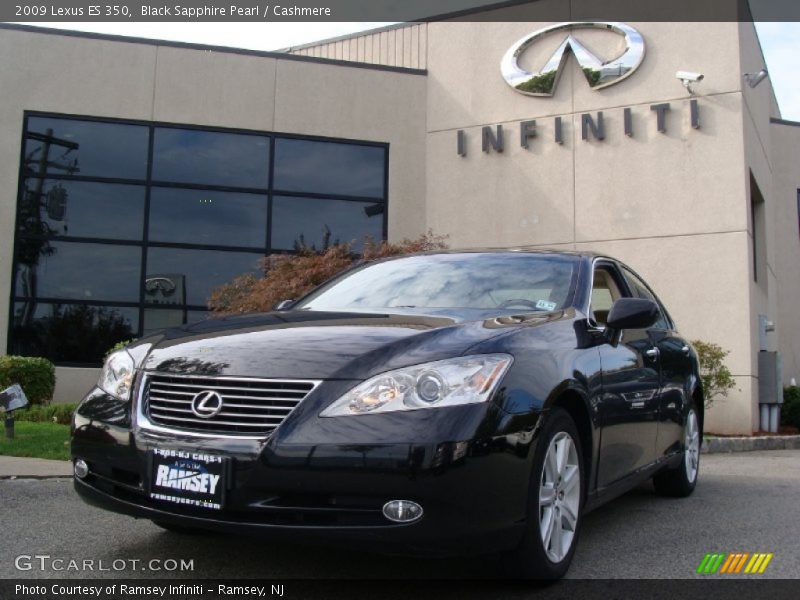Black Sapphire Pearl / Cashmere 2009 Lexus ES 350