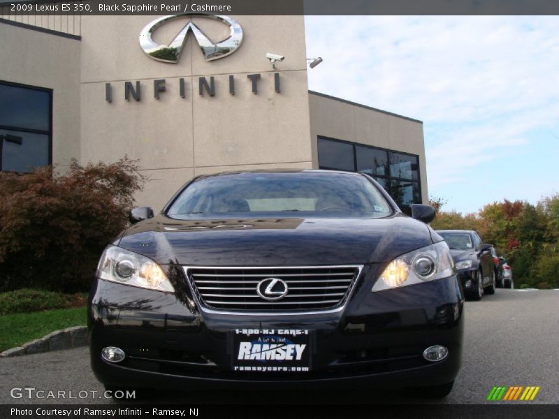 Black Sapphire Pearl / Cashmere 2009 Lexus ES 350