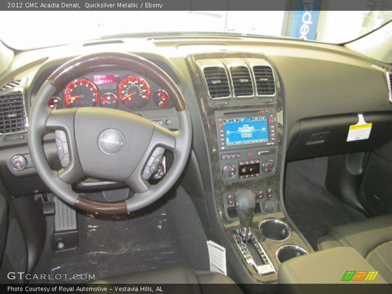 Quicksilver Metallic / Ebony 2012 GMC Acadia Denali