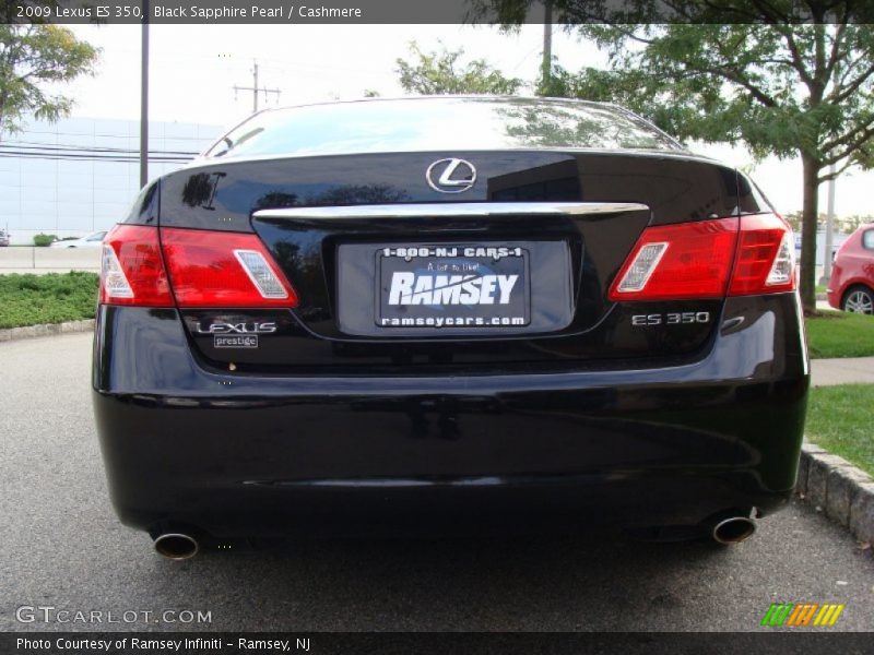 Black Sapphire Pearl / Cashmere 2009 Lexus ES 350