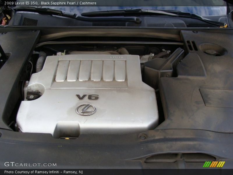 Black Sapphire Pearl / Cashmere 2009 Lexus ES 350