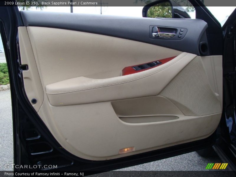 Black Sapphire Pearl / Cashmere 2009 Lexus ES 350