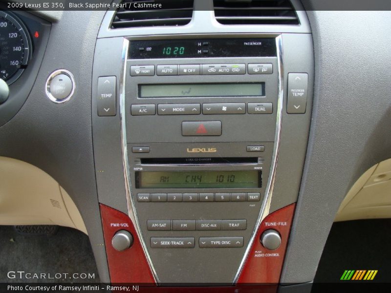 Black Sapphire Pearl / Cashmere 2009 Lexus ES 350