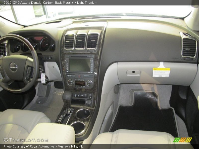 Carbon Black Metallic / Light Titanium 2012 GMC Acadia Denali