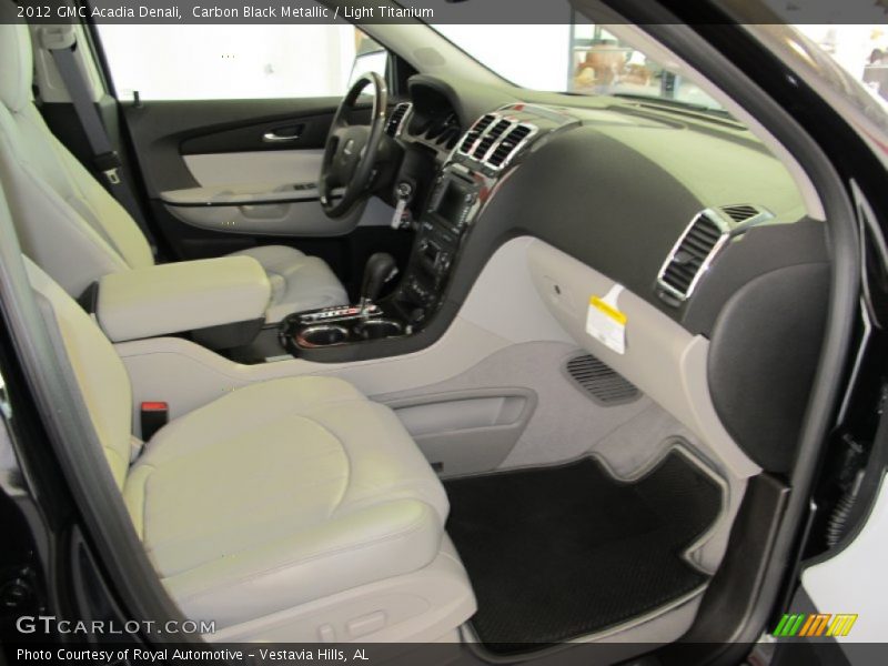 Carbon Black Metallic / Light Titanium 2012 GMC Acadia Denali