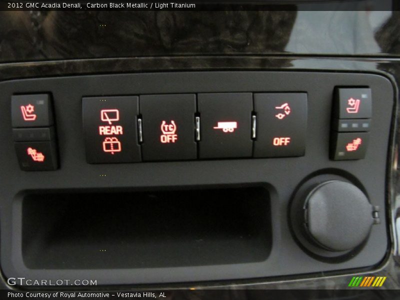 Carbon Black Metallic / Light Titanium 2012 GMC Acadia Denali