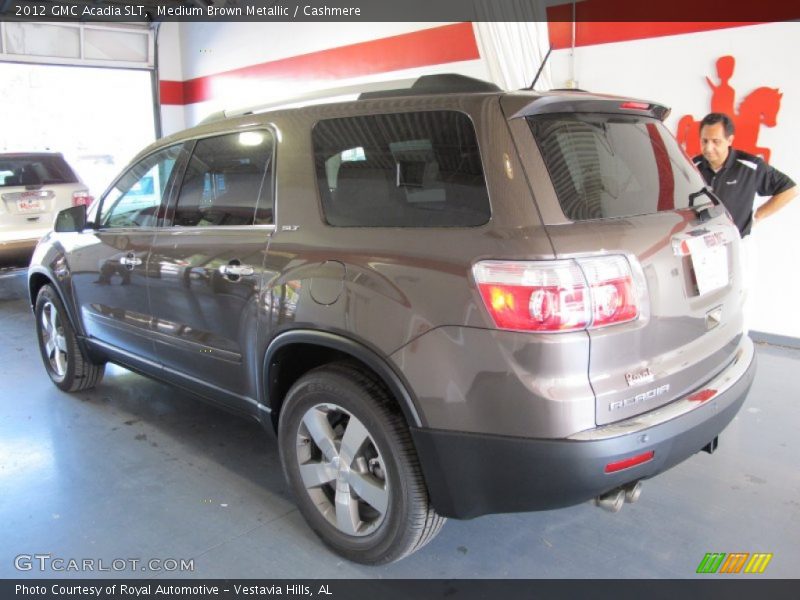 Medium Brown Metallic / Cashmere 2012 GMC Acadia SLT