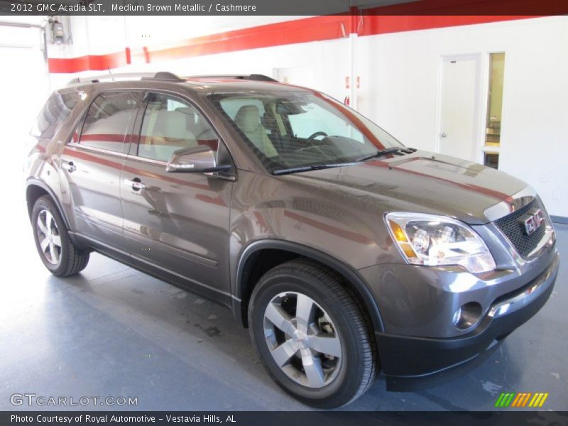 Medium Brown Metallic / Cashmere 2012 GMC Acadia SLT