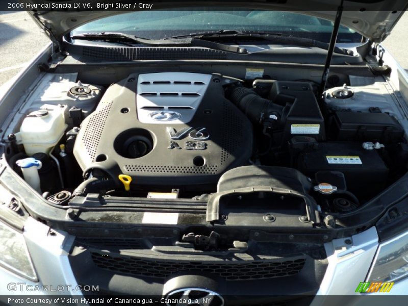 Bright Silver / Gray 2006 Hyundai Sonata LX V6