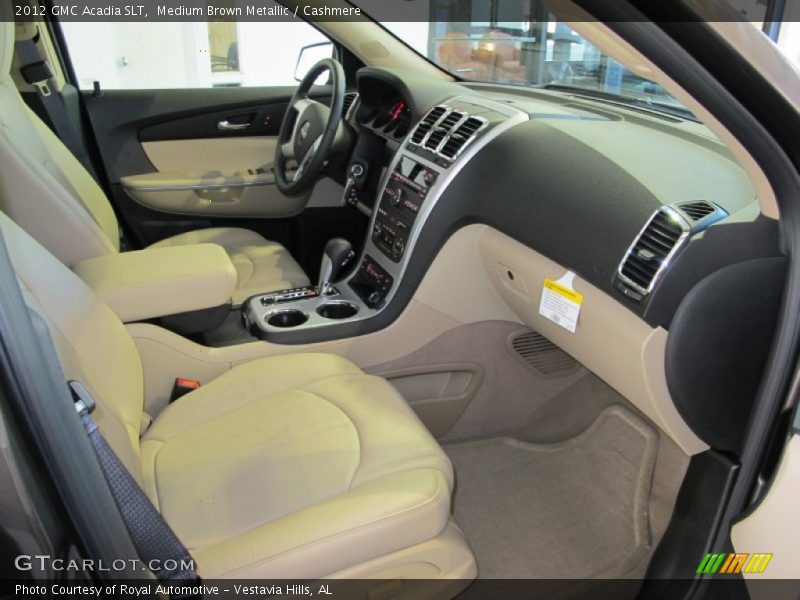 Medium Brown Metallic / Cashmere 2012 GMC Acadia SLT
