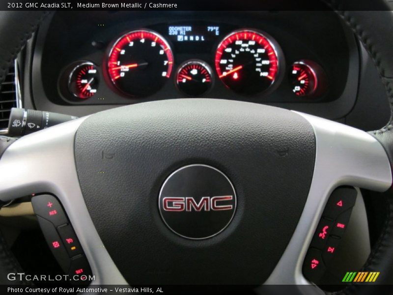 Medium Brown Metallic / Cashmere 2012 GMC Acadia SLT