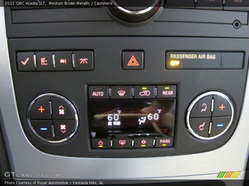 Medium Brown Metallic / Cashmere 2012 GMC Acadia SLT