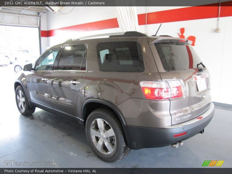 Medium Brown Metallic / Cashmere 2012 GMC Acadia SLT