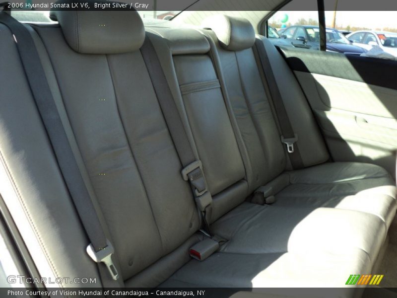 Bright Silver / Gray 2006 Hyundai Sonata LX V6