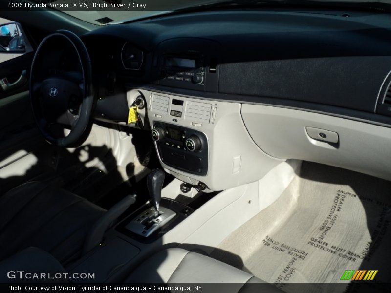 Bright Silver / Gray 2006 Hyundai Sonata LX V6