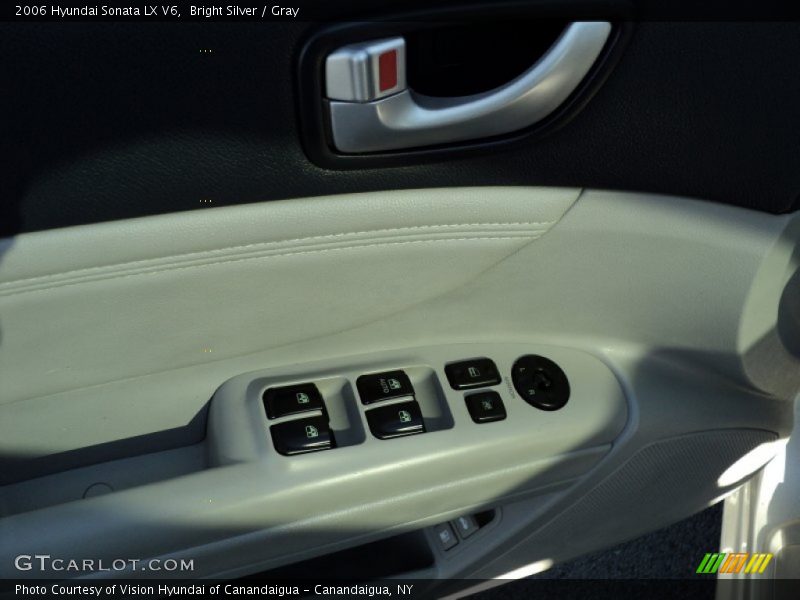 Bright Silver / Gray 2006 Hyundai Sonata LX V6