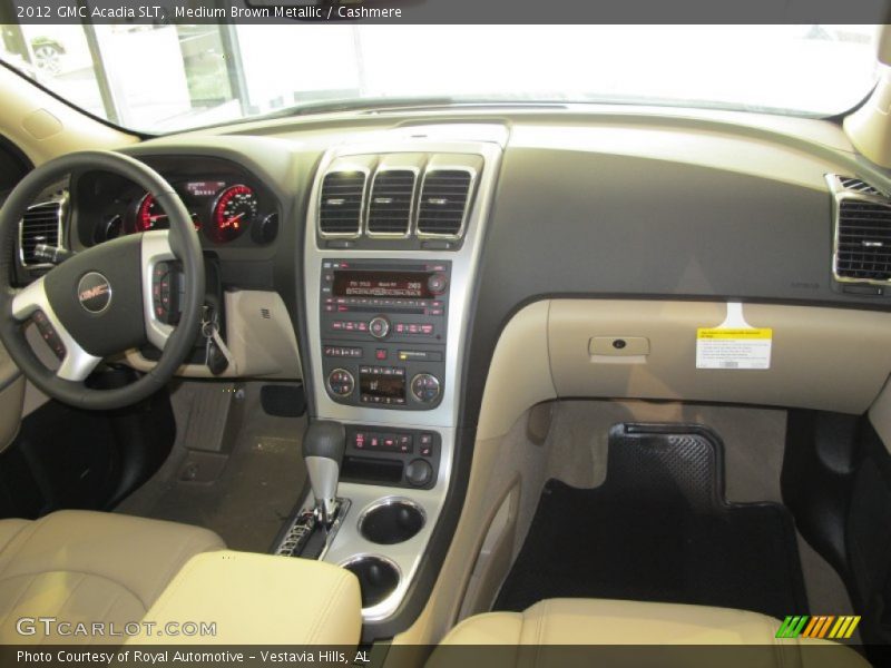 Medium Brown Metallic / Cashmere 2012 GMC Acadia SLT