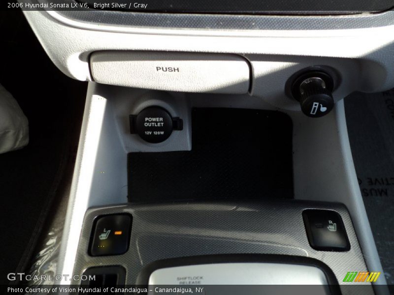 Bright Silver / Gray 2006 Hyundai Sonata LX V6