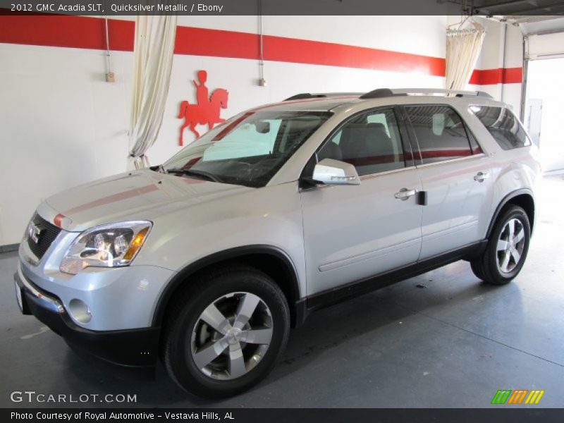 Quicksilver Metallic / Ebony 2012 GMC Acadia SLT