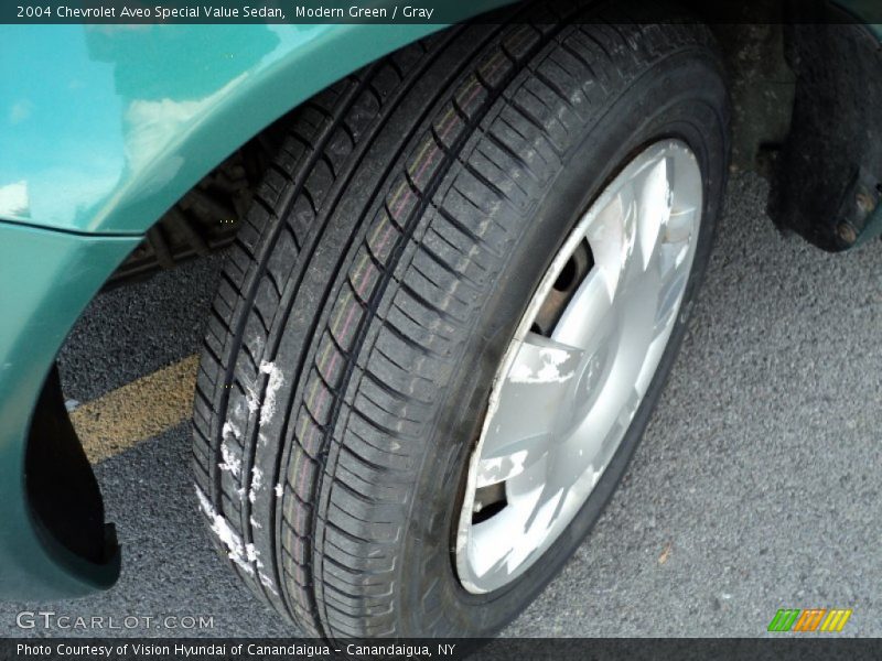 Modern Green / Gray 2004 Chevrolet Aveo Special Value Sedan
