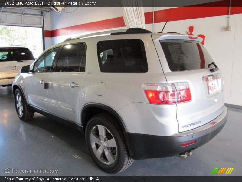 Quicksilver Metallic / Ebony 2012 GMC Acadia SLT