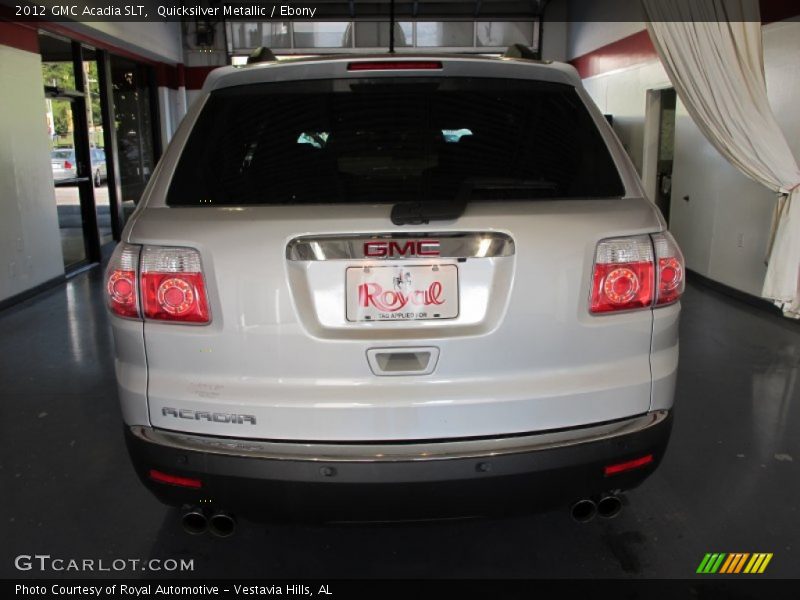Quicksilver Metallic / Ebony 2012 GMC Acadia SLT